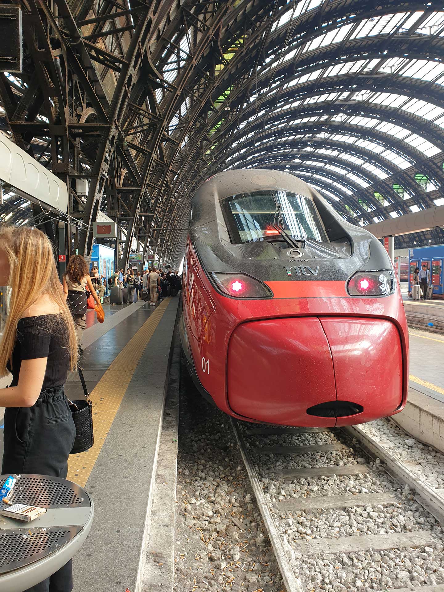 italijanski brzi voz Italo AGV u Milanu